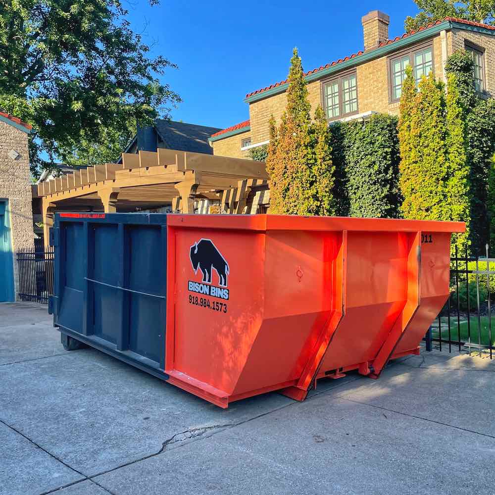 Bison Bins Dumpster Rental Tulsa Roll Off Dumpsters Tulsa